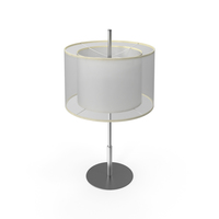 Table Lamp (Robert Abbey Abajor Modern  - Model 008) PNG & PSD Images