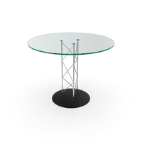 Table Modern -  Steel & Glass 002 PNG & PSD Images