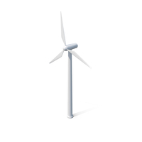 Windmill Turbine (Electricity Generator) PNG & PSD Images