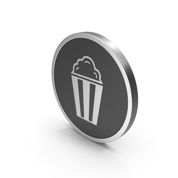 Silver Icon Popcorn PNG & PSD Images
