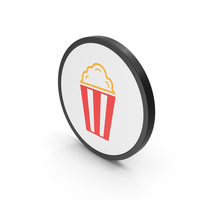 Icon Popcorn Colored PNG & PSD Images