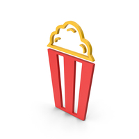 Symbol Popcorn Colored PNG & PSD Images