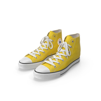 Basketball Shoes Yellow PNG & PSD Images