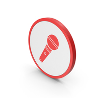 Icon Microphone Red PNG & PSD Images