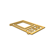 Gold Symbol Microwave Oven PNG & PSD Images