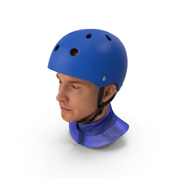 Skate Helmet on Head PNG & PSD Images