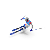 Skier Fast Turn Pose Generic PNG & PSD Images