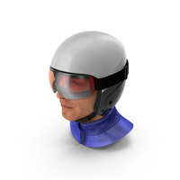 Skier Head in Helmet PNG & PSD Images