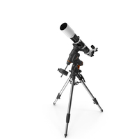 Sky-Watcher 120ED Telescope with Celestron Equatorial Mount Tripod PNG & PSD Images