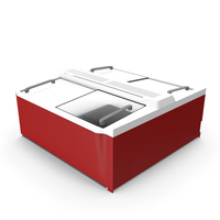 Sliding Glass Top Display Chest Freezer PNG & PSD Images