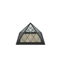 Small Glass Pyramid PNG & PSD Images