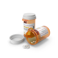 Small Pill Bottle PNG & PSD Images