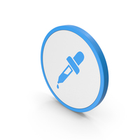 Icon Eyedropper Blue PNG & PSD Images