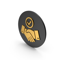 Deal Gold Icon PNG & PSD Images