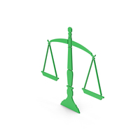 Symbol Scales Of Justice Green PNG & PSD Images