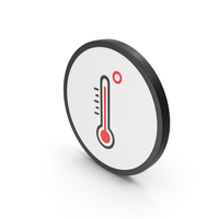 Icon Thermometer High Temperature PNG & PSD Images