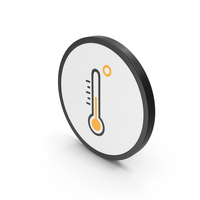 Icon Thermometer Medium Temperature PNG & PSD Images