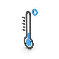 Symbol Thermometer Low Temperature PNG & PSD Images