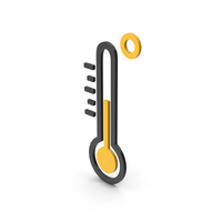 Symbol Thermometer Medium Temperature PNG & PSD Images