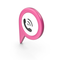 Location Sign Phone Pink PNG & PSD Images