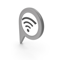 Location Sign Wifi Grey PNG & PSD Images