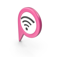 Location Sign Wifi Pink PNG & PSD Images