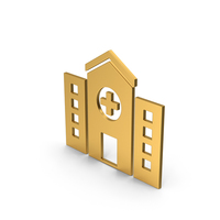 Symbol Hospital Gold PNG & PSD Images