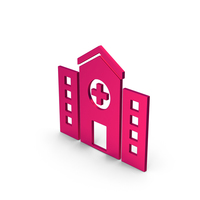 Symbol Hospital Metallic PNG & PSD Images