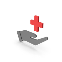 Symbol Medical Cross In Hand PNG & PSD Images