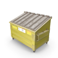 Dumpster Yellow PNG & PSD Images