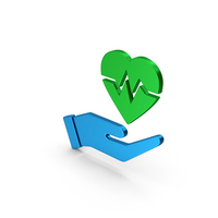 Symbol Medical Heart In Hand PNG & PSD Images