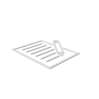 Document With Pen Symbol PNG & PSD Images