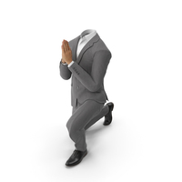 Praying Suit Grey PNG & PSD Images