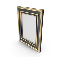 Frame Black Gold Border PNG & PSD Images