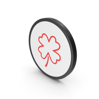 Icon Clover Red PNG & PSD Images
