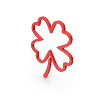 Symbol Clover Red PNG & PSD Images