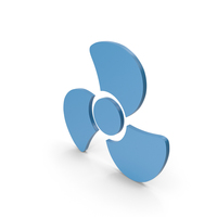 Fan Icon Blue PNG & PSD Images
