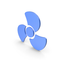 Fan Icon Blue PNG & PSD Images
