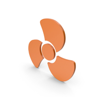 Fan Icon Orange PNG & PSD Images