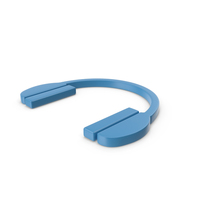 Headphones Icon Blue PNG & PSD Images
