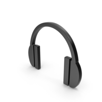 Headphones Icon Black PNG & PSD Images
