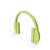 Headphones Icon Green PNG & PSD Images