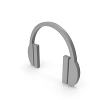 Headphones Icon Grey PNG & PSD Images