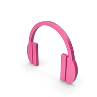 Headphones Icon Pink PNG & PSD Images