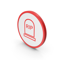 Icon Grave Rip Red PNG & PSD Images