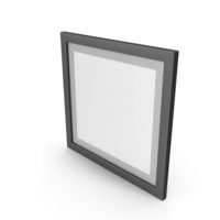 Black Framed Paintings with Grey Border PNG & PSD Images