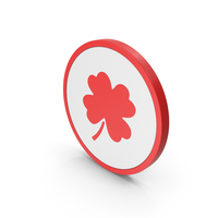 Icon Clover Red PNG & PSD Images