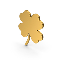 Symbol Clover Gold PNG & PSD Images