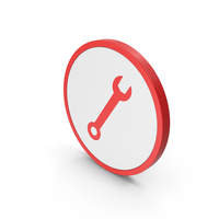 Icon Wrench Red PNG & PSD Images