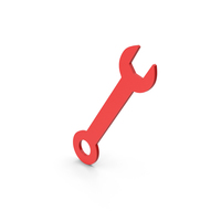 Symbol Wrench Red PNG & PSD Images